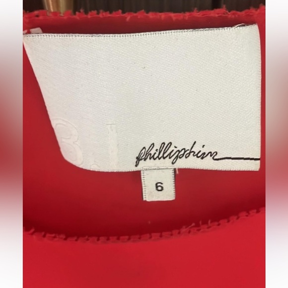 🌹 Phillip Lim Red Ruffles Dress 🌹 Size 6 - Picture 5 of 14